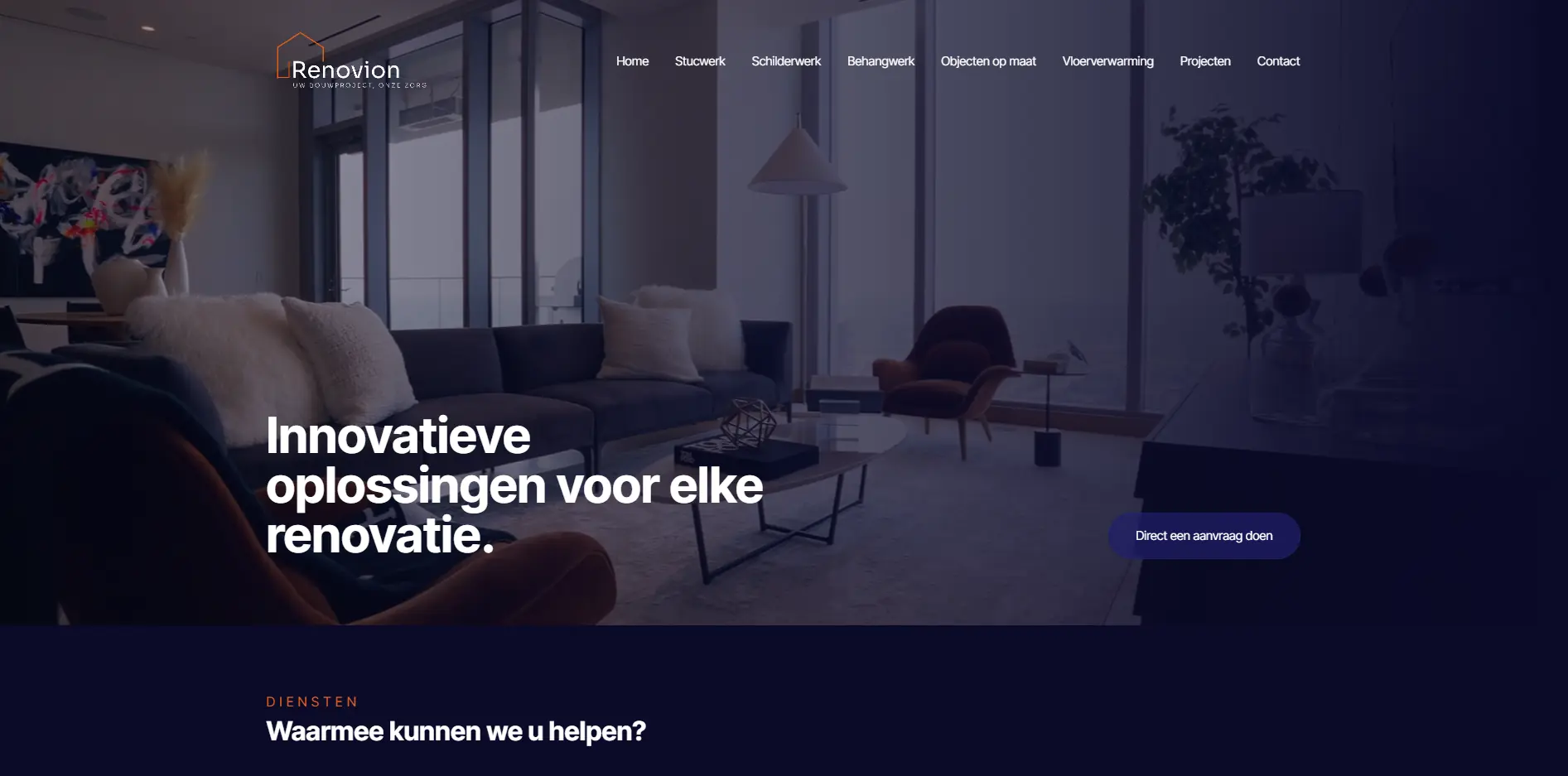 Website preview Renovion