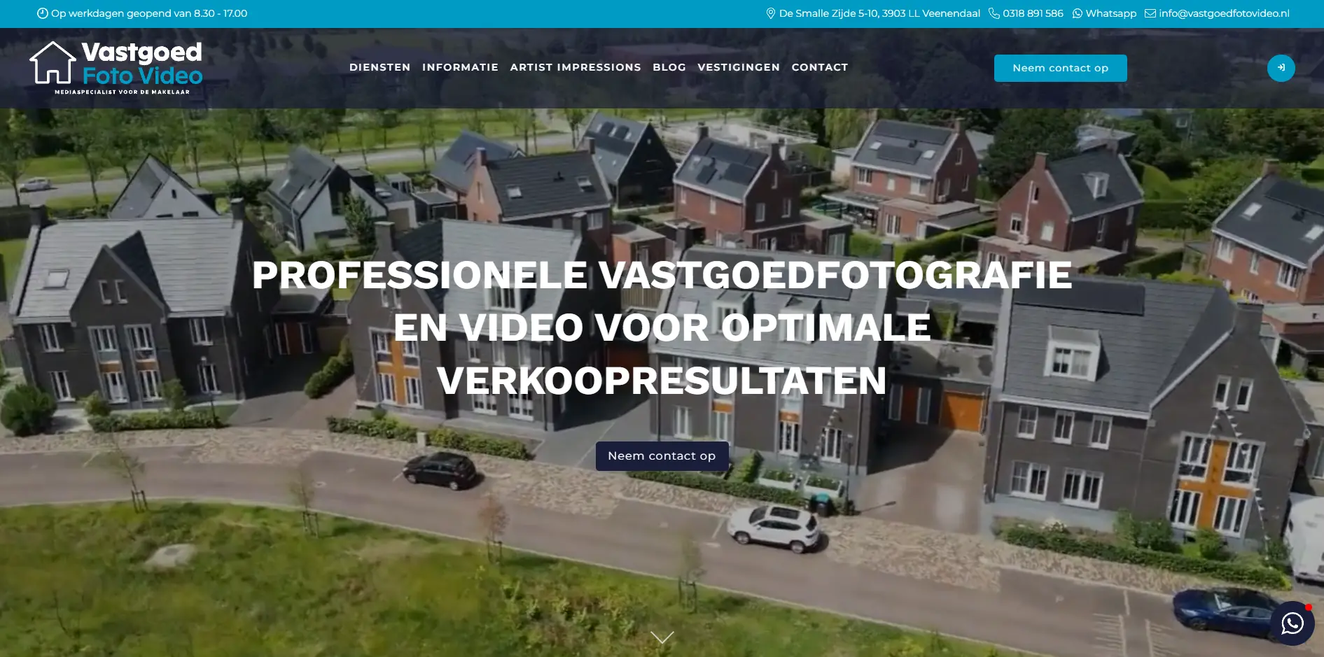 Website preview Vastgoed Foto Video