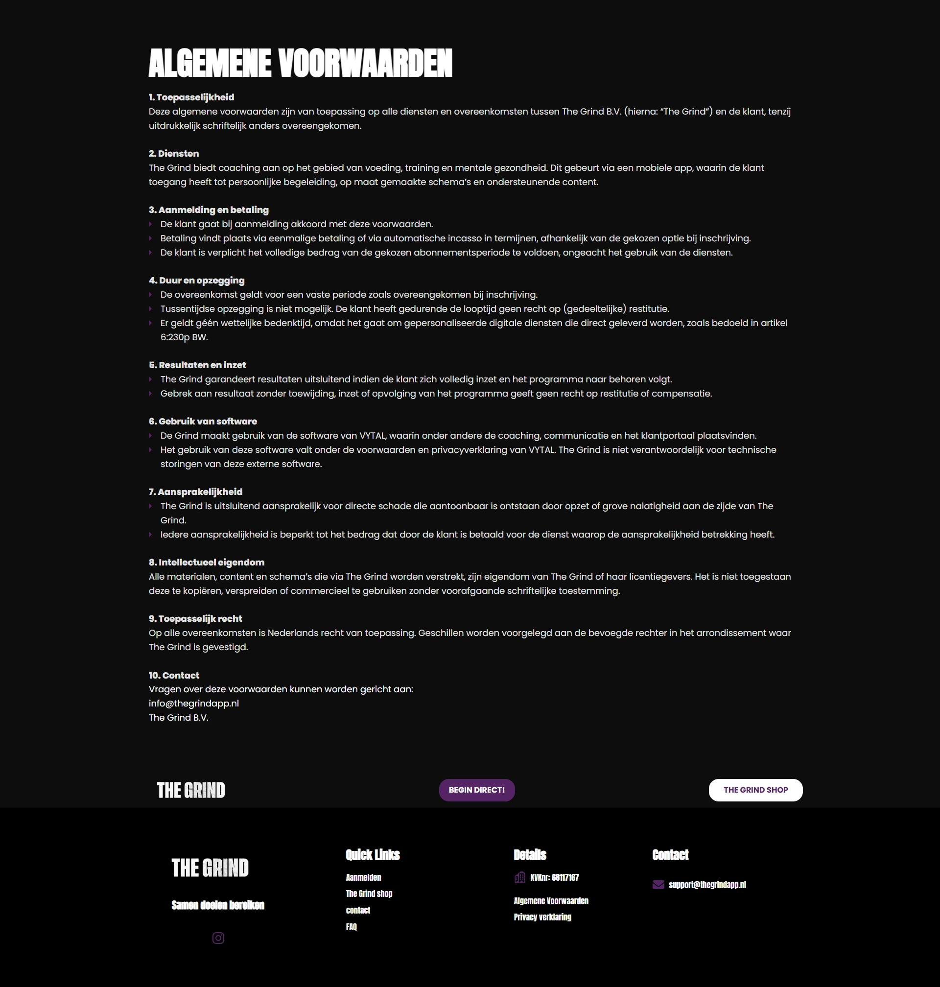 The Grind pagina 1