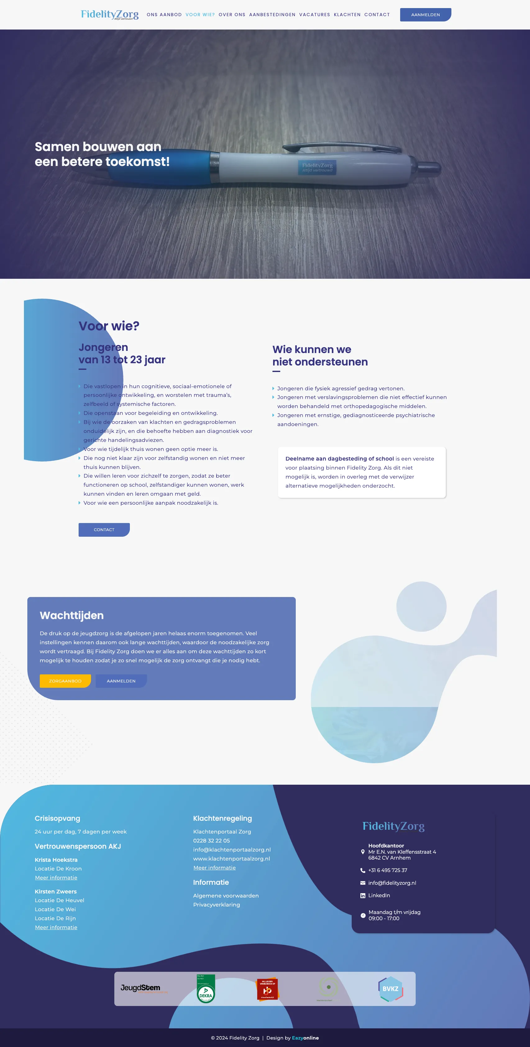 Fidelity Zorg pagina 2