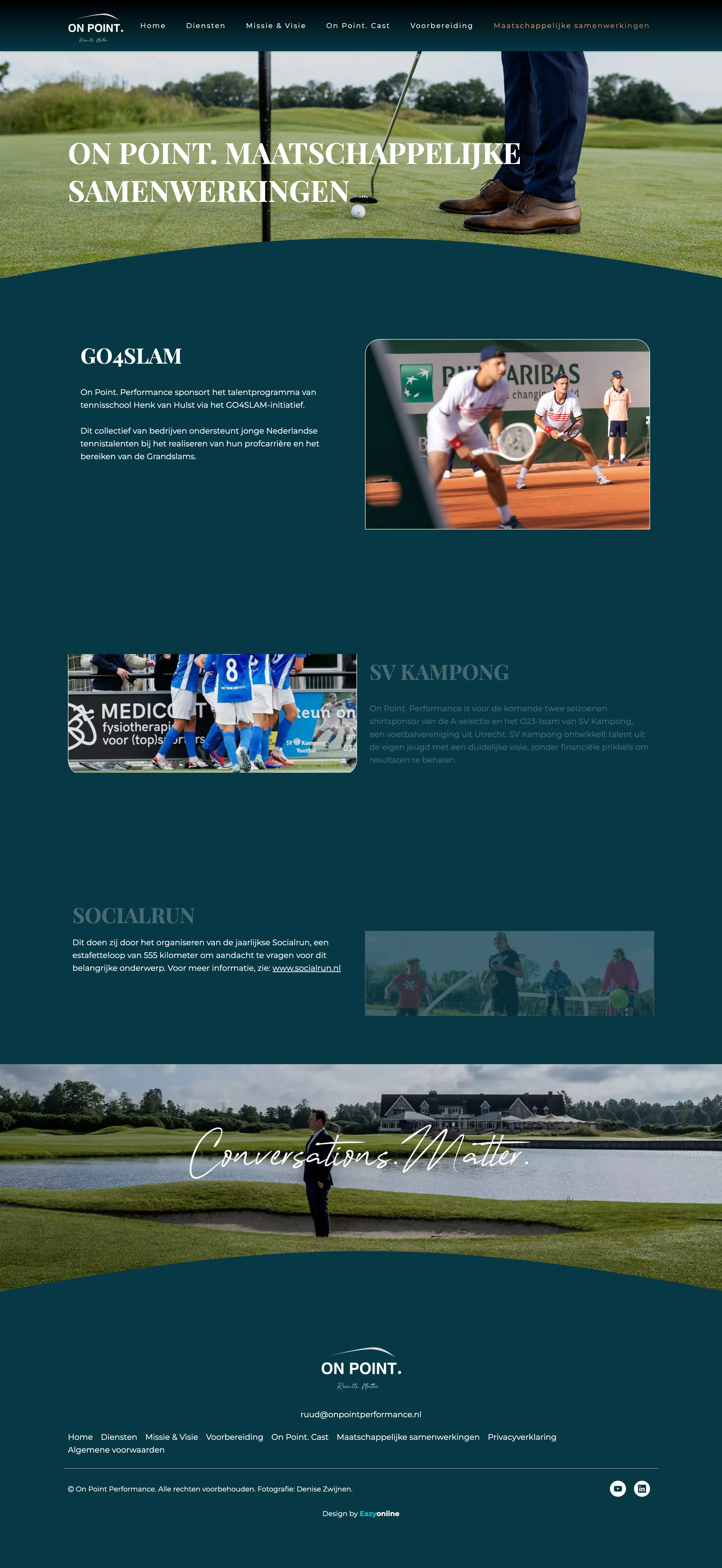 Onpoint Performance pagina 1